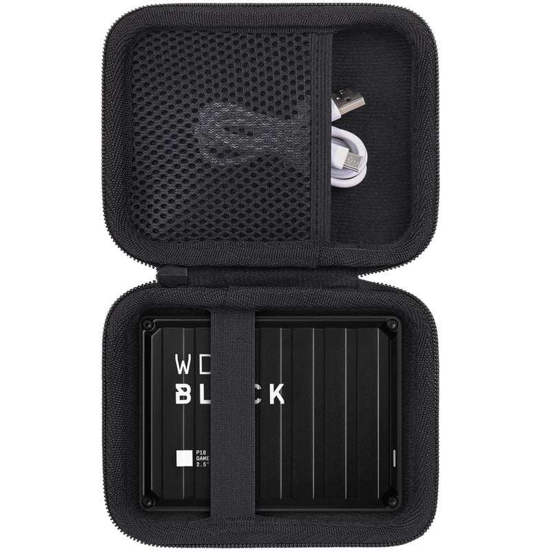 Aenllosi Hard Carrying Case Replacement for Western WD Black 1TB 2TB 4TB 5TB P10 / 500GB 1TB 2TB P50 Game Drive Portable External Hard Drive (for P10) - Image 1